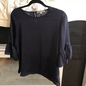 navy blouse